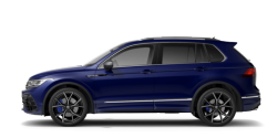 VW Tiguan blau Seitenansicht