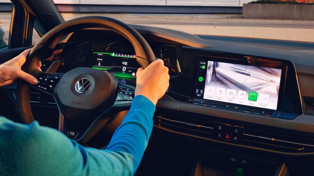 Golf R Variant cockpit