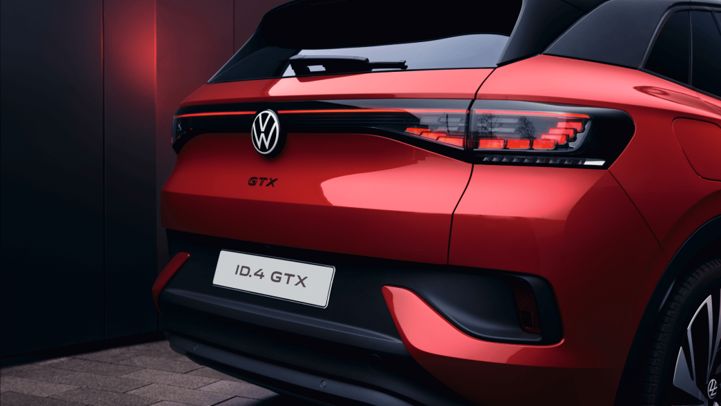 VW ID.4 GTX rouge vue arrière