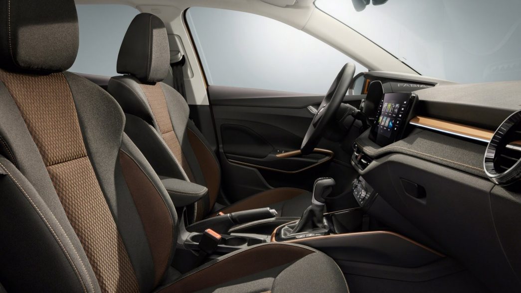 Škoda Fabia cockpit side view