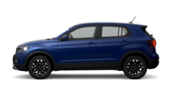 VW T-Roc gelb Seitenansicht