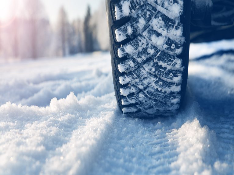 Reifen im Schnee
