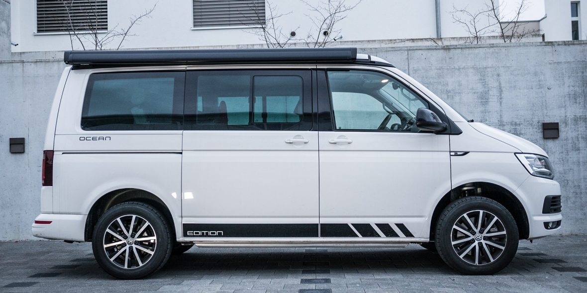 VW California sospensioni completamente pneumatiche - livello di guida normale